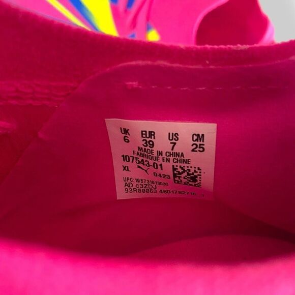 Puma Ultra Match Energy Soccer Cleats FG/MG Pink Blue Mens size 7 107543-01 New - Picture 8 of 8